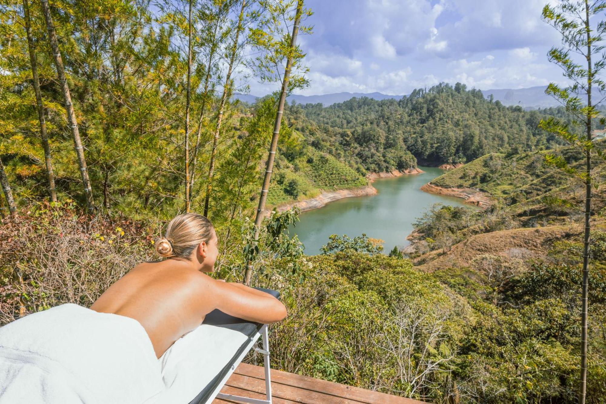 Cabanas Refugio Himalaya Guatapé Exterior foto